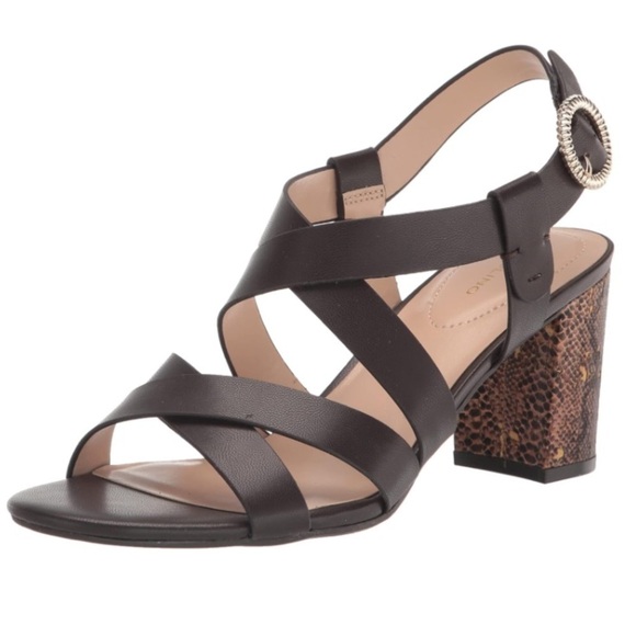 Bandolino Women's Desty Heeled Sandal in brown size: 5 - Picture 1 of 5